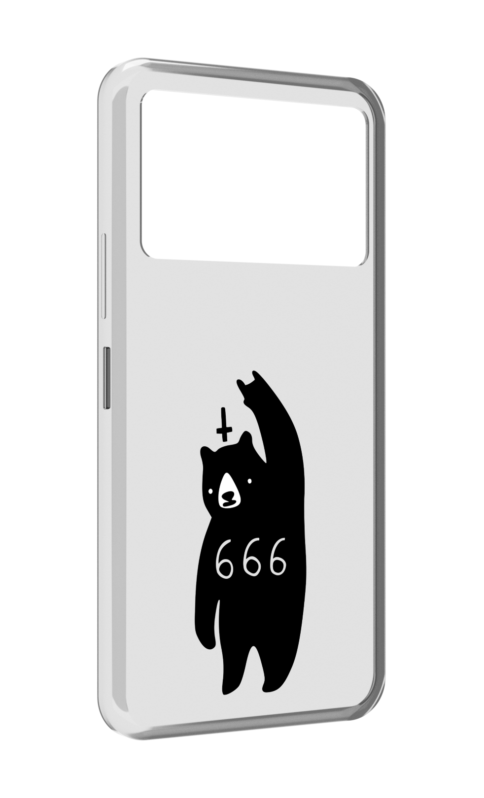 

Чехол MyPads медведь 666 для Infinix NOTE 12 VIP (X672), Прозрачный, Tocco