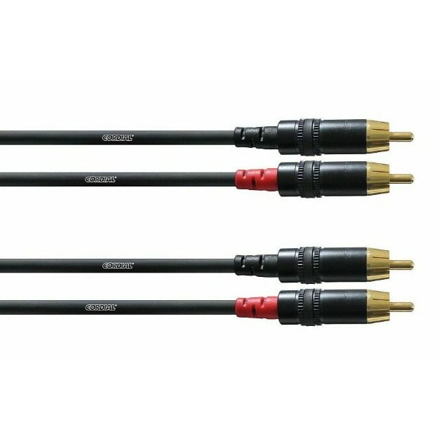 

Кабель аудио 2xRCA - 2xRCA Cordial CFU 6 CC 6.0m, CFU 6 CC 6.0m