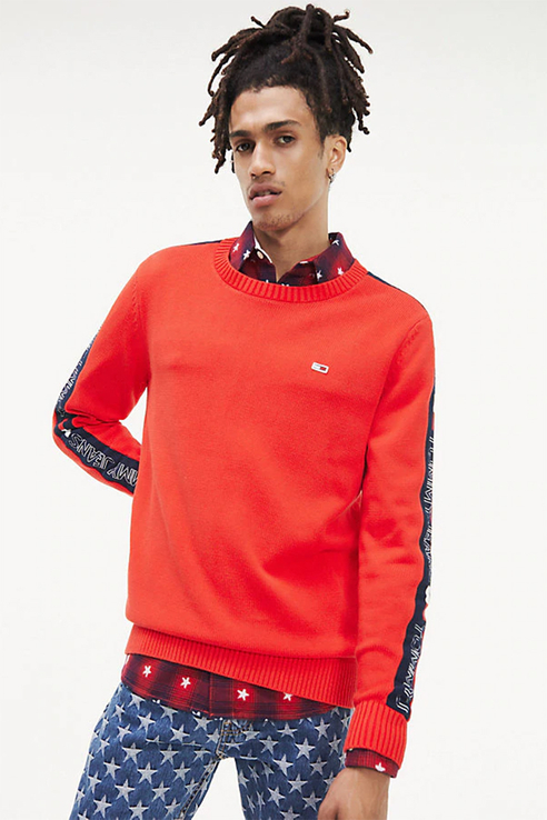 

Джемпер мужской DM0DM06998 Tommy Jeans голубой S, DM0DM06998