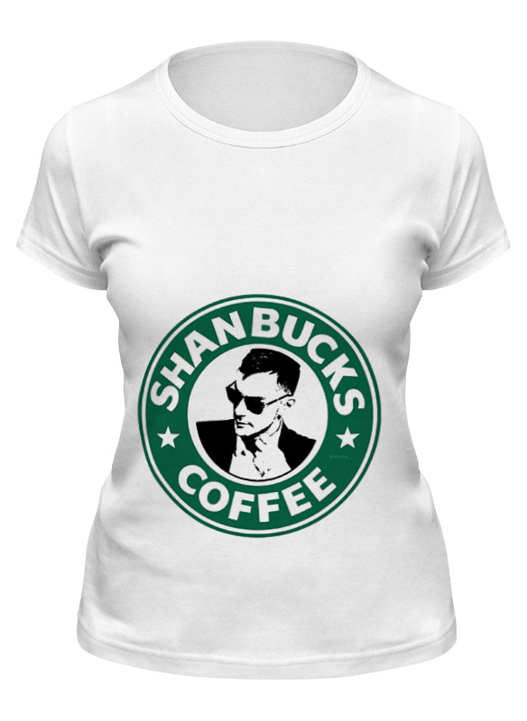 

Футболка женская Printio Shanbucks coffee белая M, Белый, Shanbucks coffee