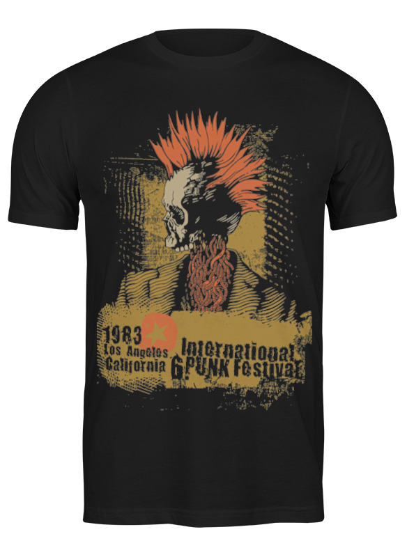 

Футболка мужская Printio Punk 1983 черная XL, Черный, Punk 1983