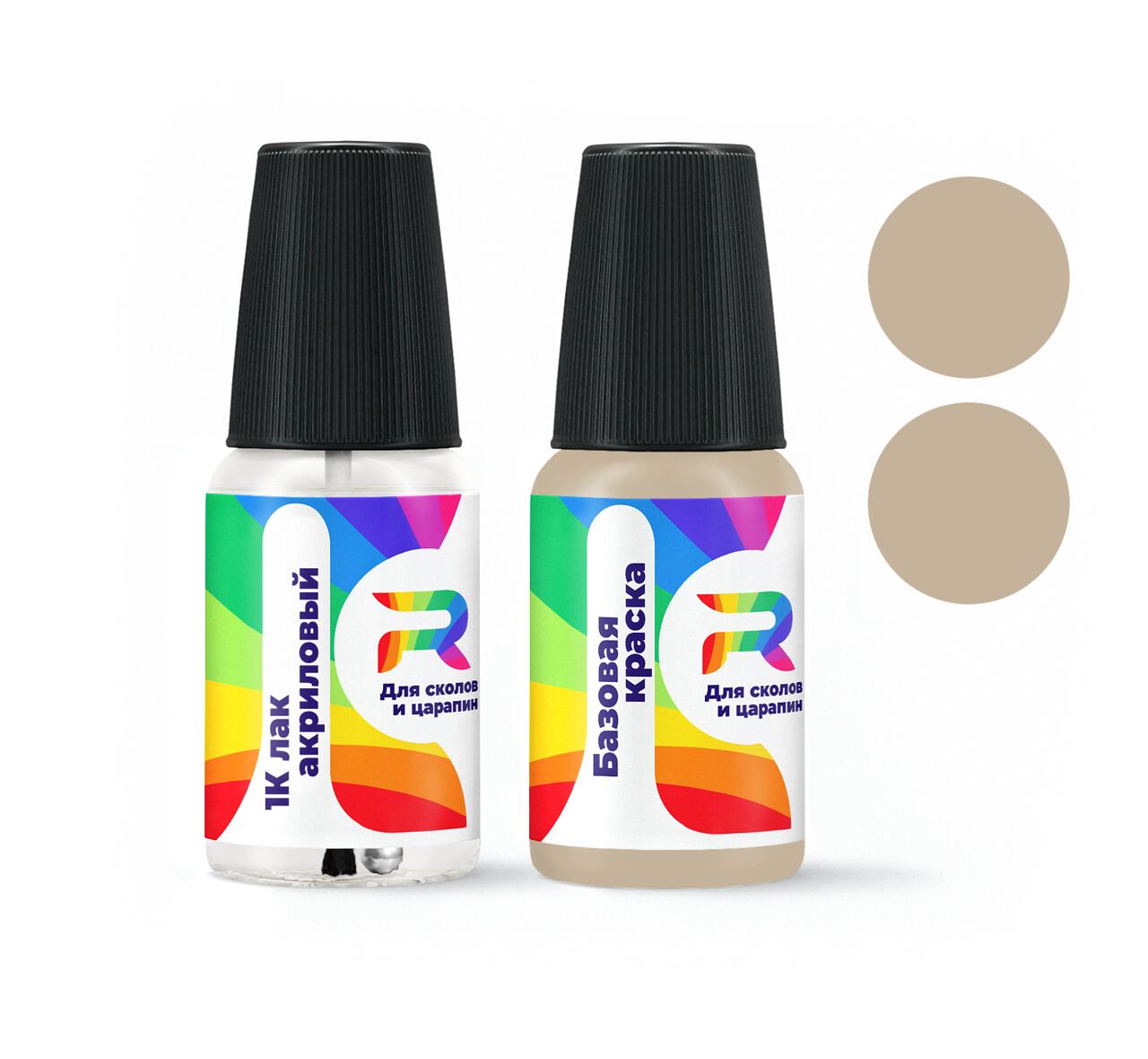 

Подкраска для сколов и царапин авто Mercury FA8107, M6333G, ABJAXXG, Past.Sandalwood