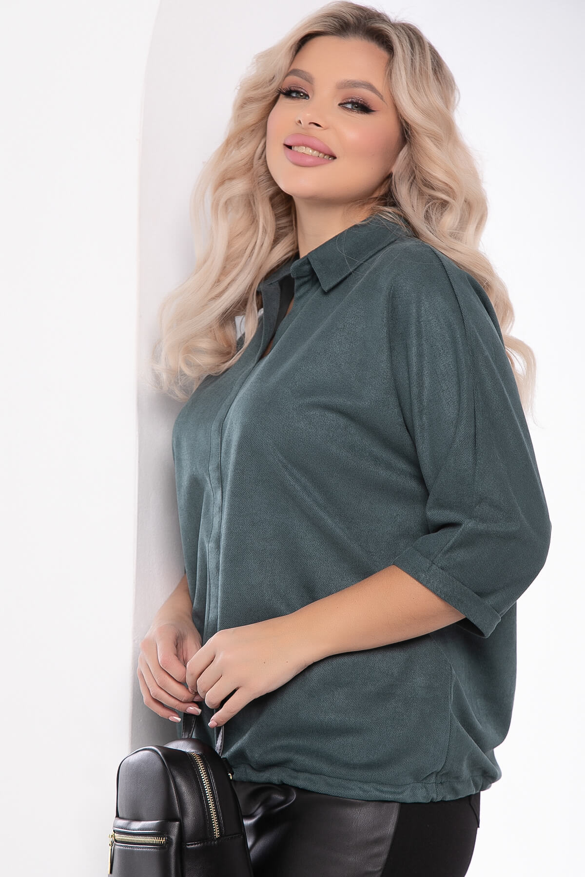 

Блуза женская LT Collection Мона Лиза зеленая 54 RU, Зеленый, Мона Лиза