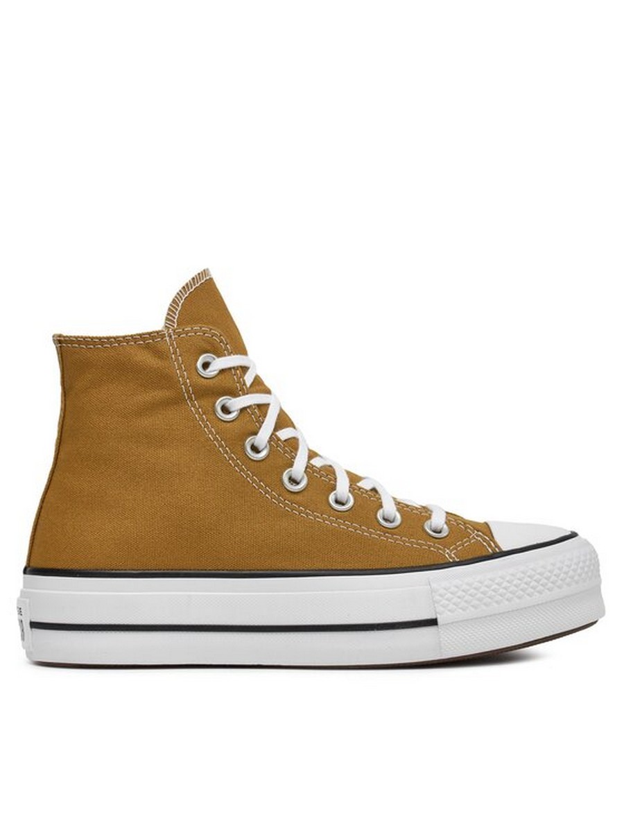 Кеды женские Converse Chuck Taylor All Star Lift Platform A07210C коричневые 35 EU коричневый