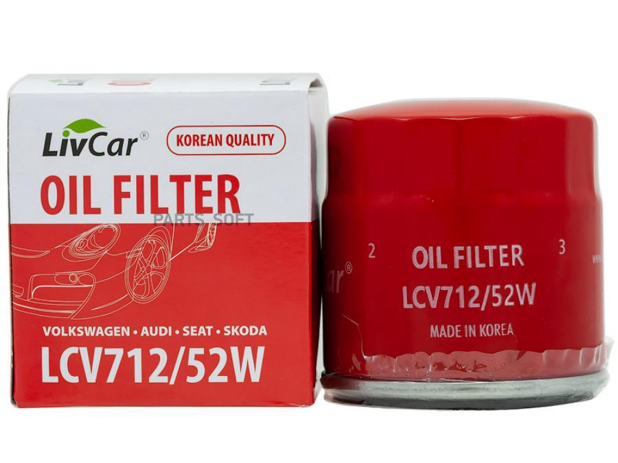 

Фильтр Масляный Livcar Lcv71252W Oil Filter Lcv712/52W Livcar Lcv71252W