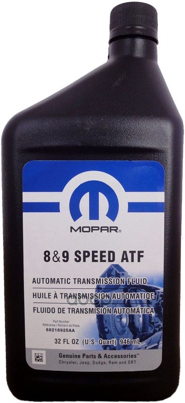 Трансмиссионное масло Mopar 68218925AB 0946 л 4435₽