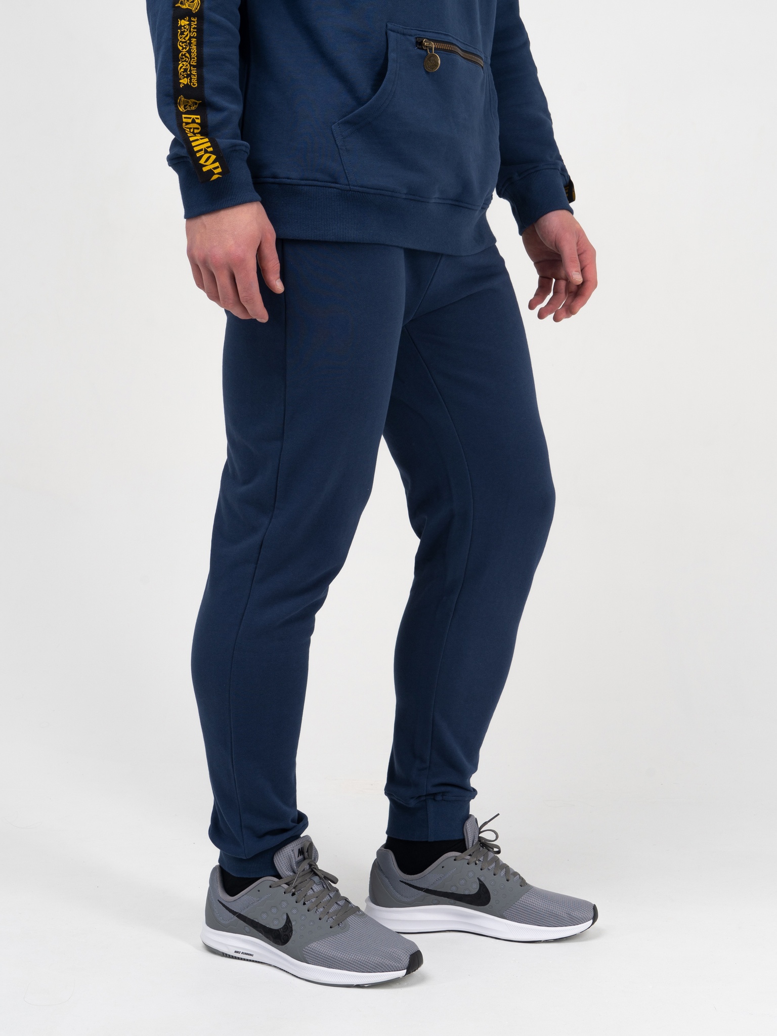 фото Спортивные брюки мужские великоросс чемпион синие 48 ru