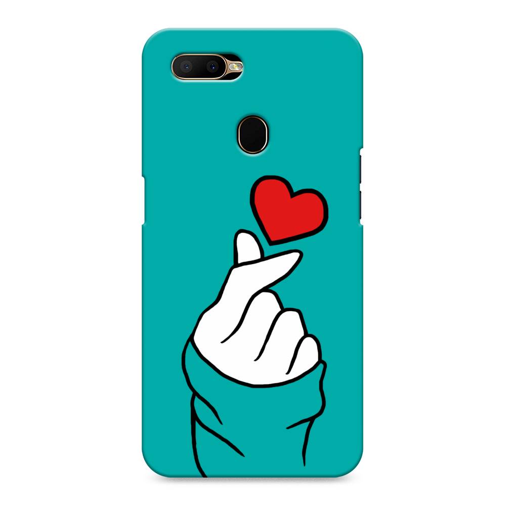 

Пластиковый чехол "Маленькое сердечко" на Oppo A5s, 252320-5
