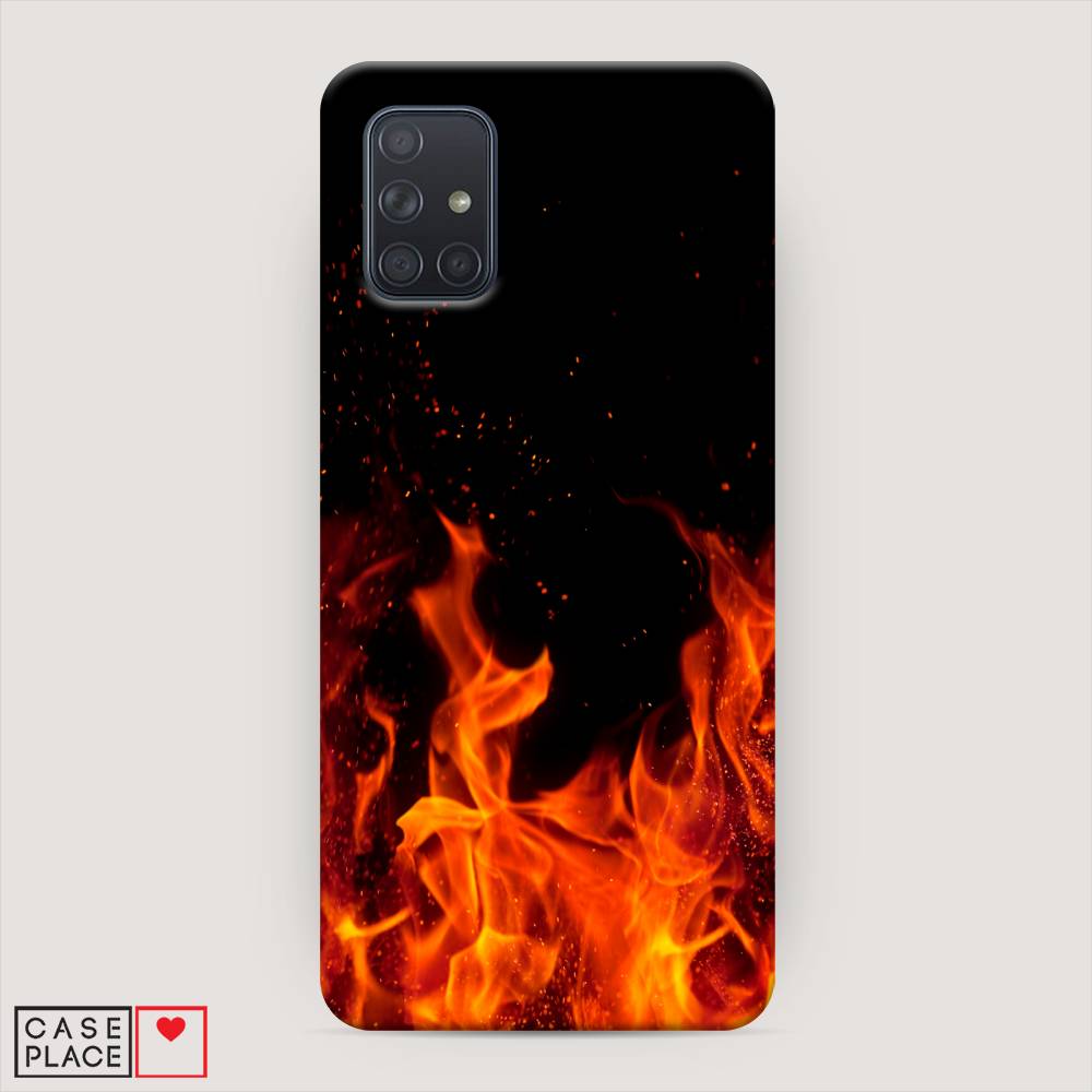 

Пластиковый чехол "Все в огне" на Samsung Galaxy A71, 29020-3