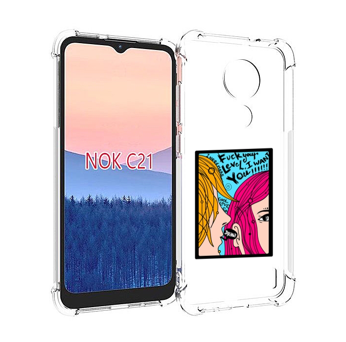 

Чехол MyPads Выпьем для Nokia C21, Прозрачный, Tocco
