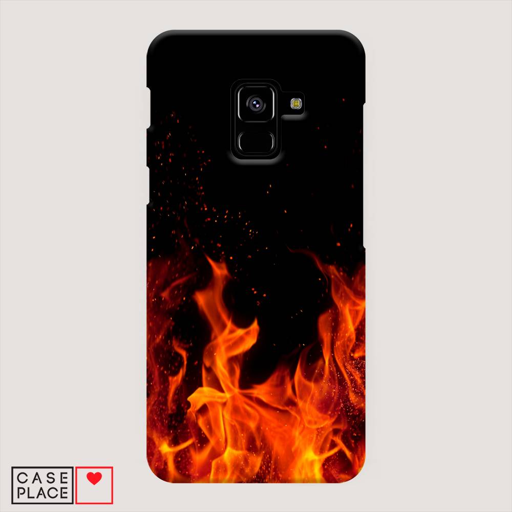 

Пластиковый чехол "Все в огне" на Samsung Galaxy A8 2018, 25420-3