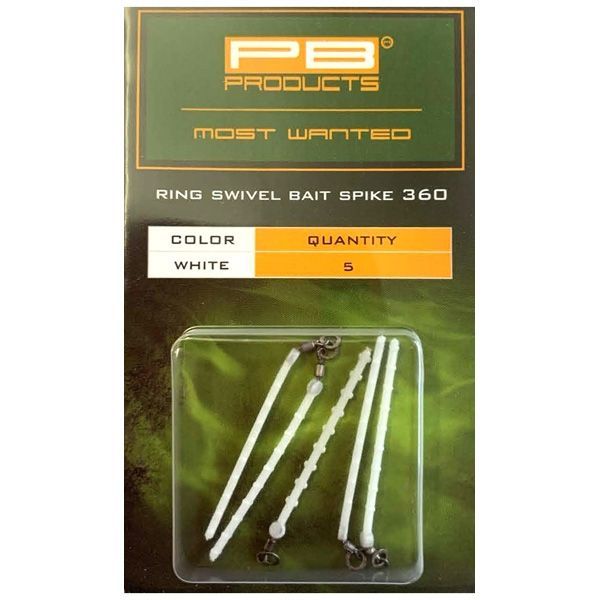 

Застежка PB Products Ring Swivel Bait Spike 2 кг, 5 шт., Ring Swivel Bait Spike