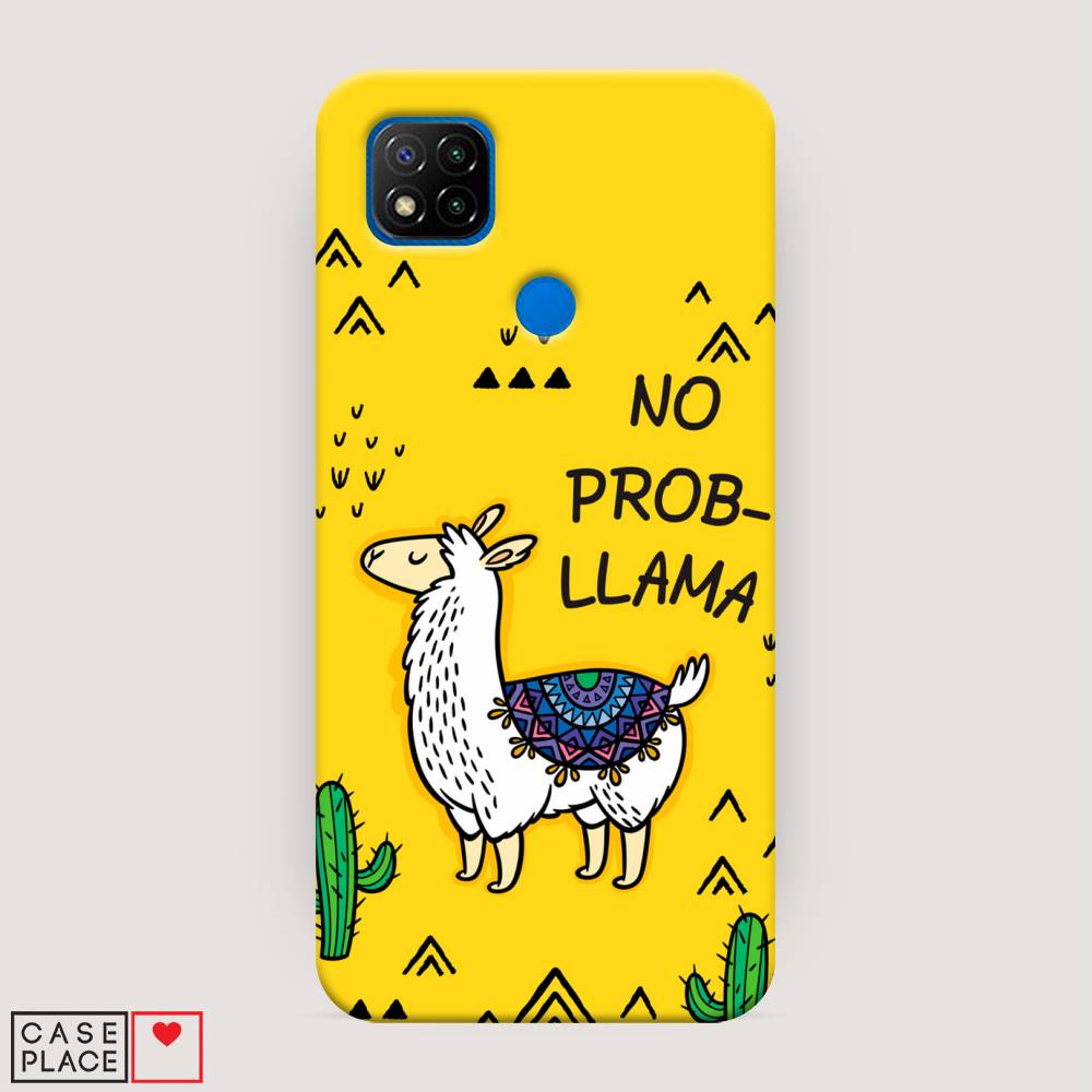 

Пластиковый чехол "No probLLama" на Xiaomi Redmi 9C, 39020-1