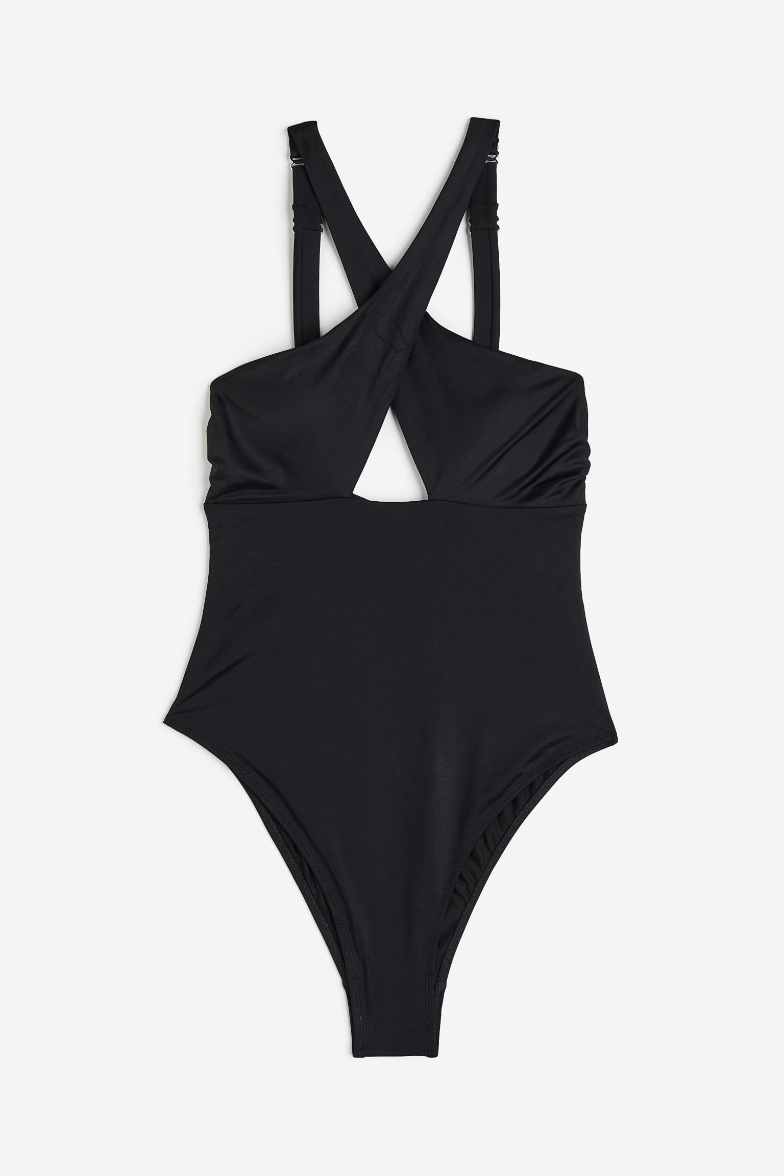 

Купальник слитный женский H&M 114575700 черный 48 EU, 114575700