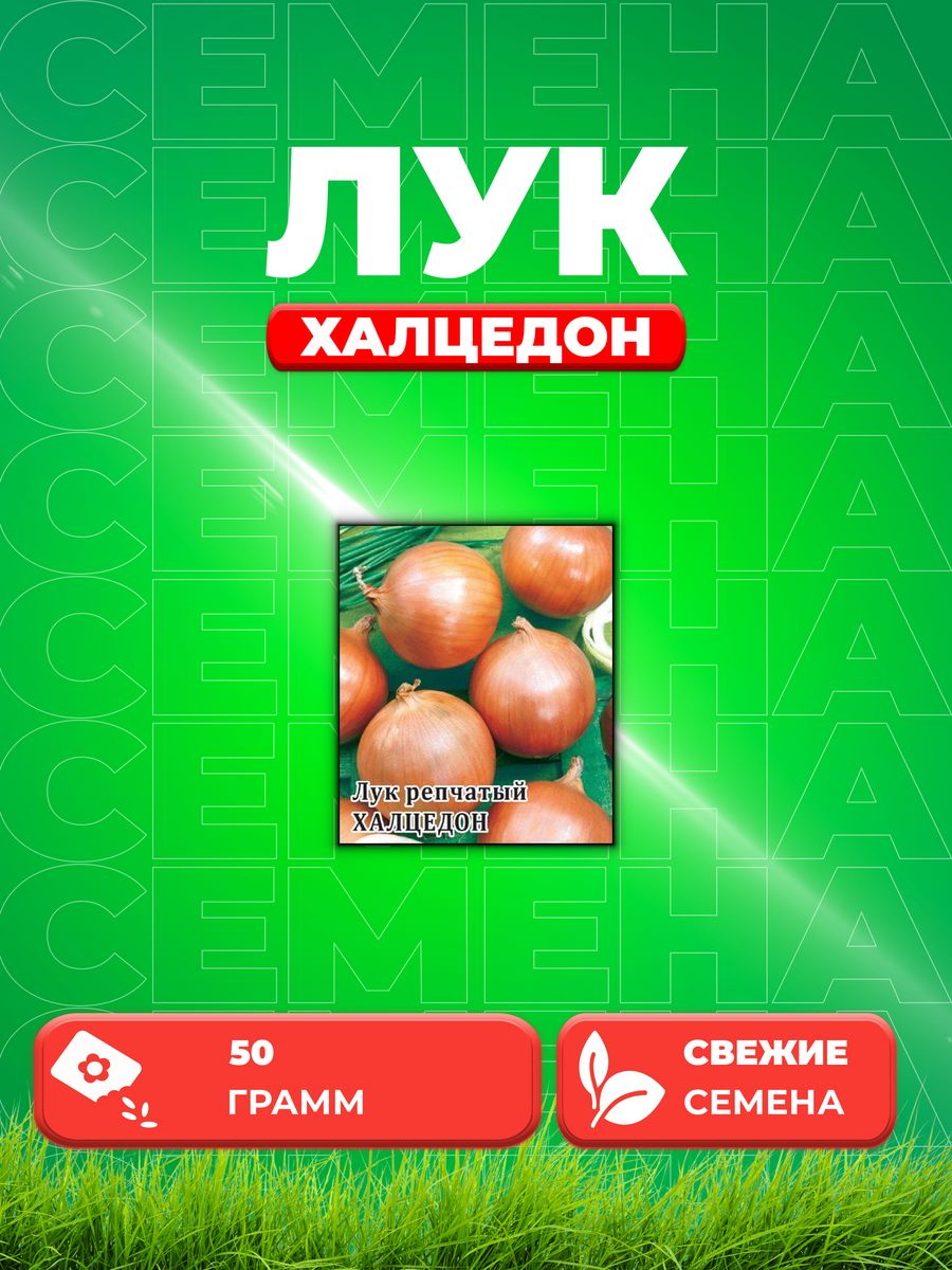 

Семена Лук репч. Халцедон 50,0 г