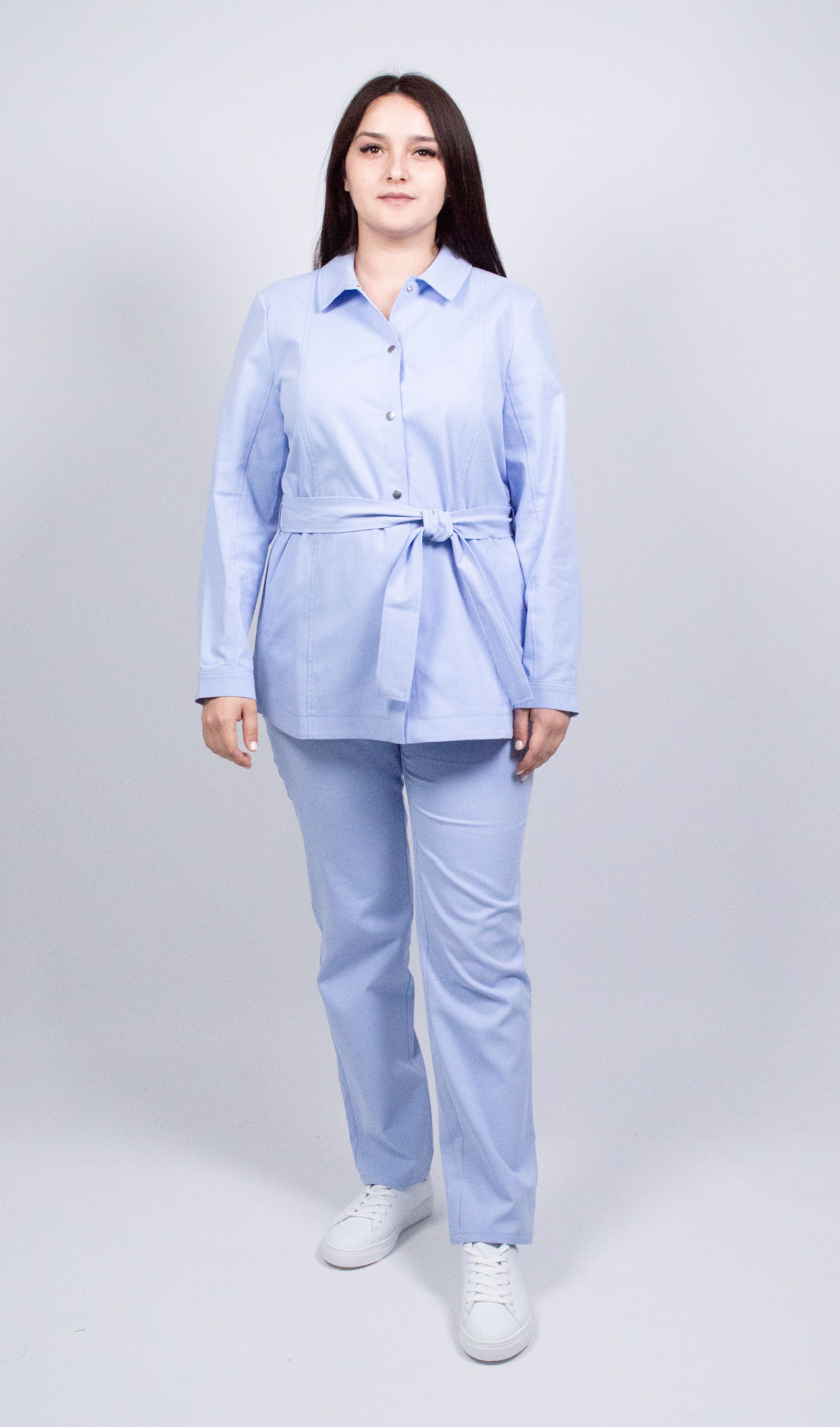 

Брюки женские 365 clothes 15525556.00 синие 58 RU, Синий, 15525556.00
