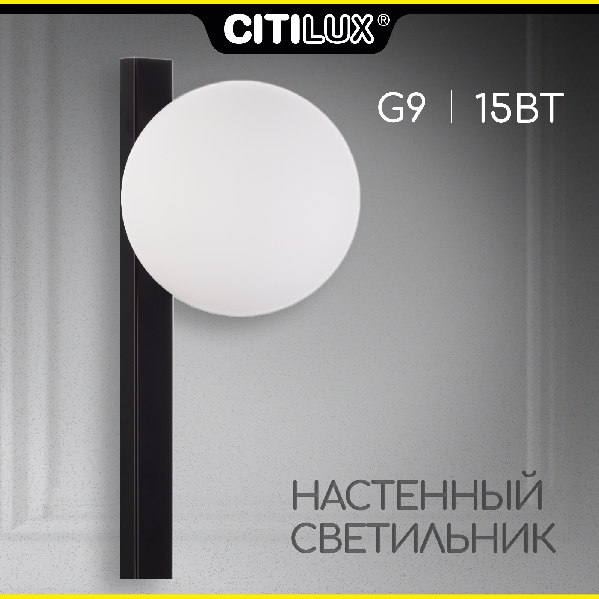 Светильник Citilux GLOB CL209411 Чёрный