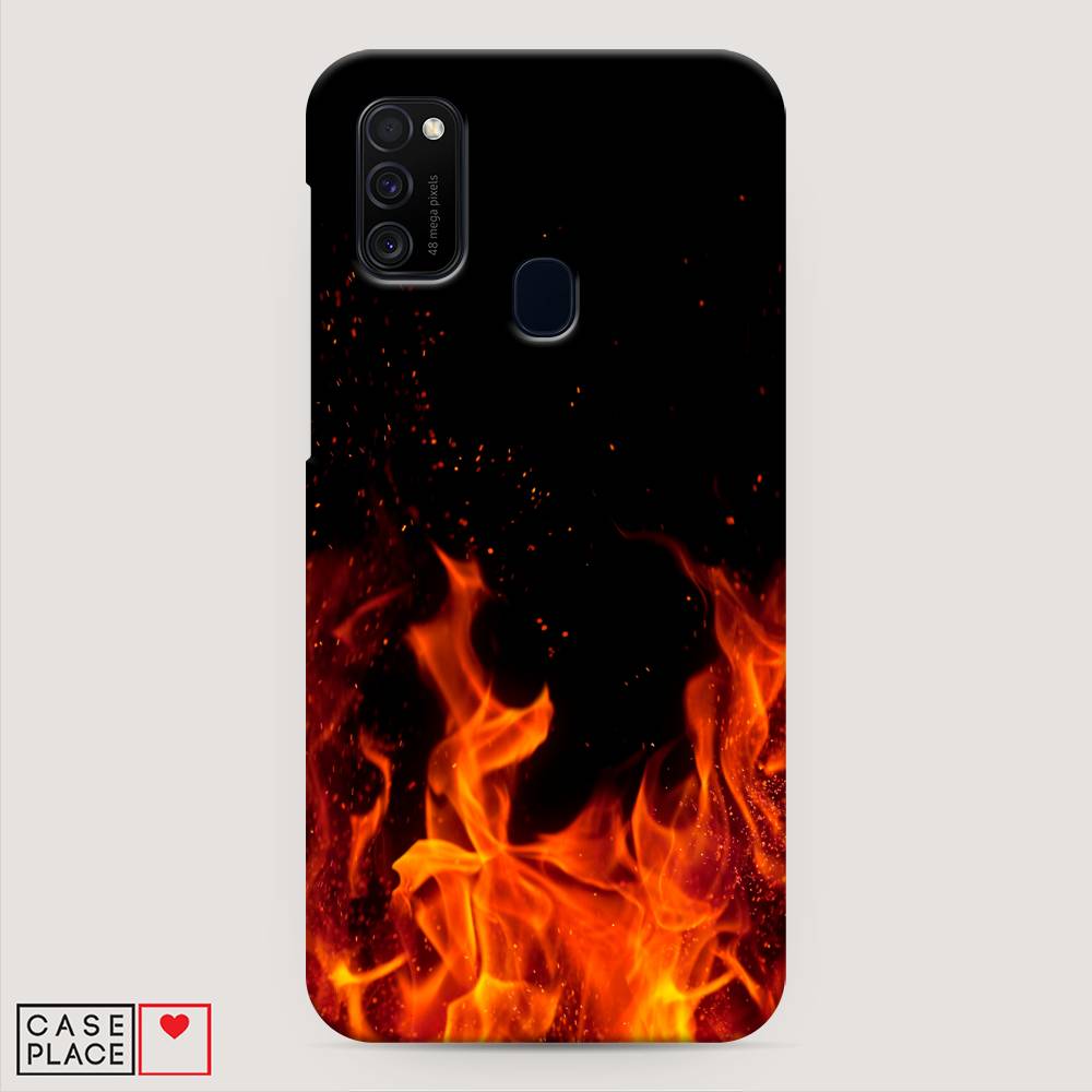 

Пластиковый чехол "Все в огне" на Samsung Galaxy M21, 29720-3