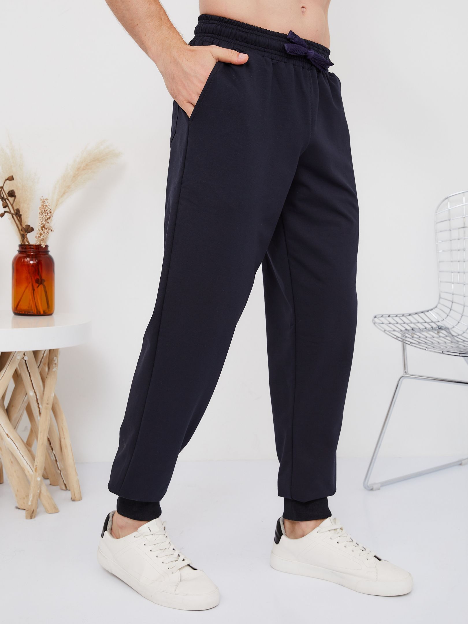 Спортивные брюки мужские LAINA 740 синие 46 RU