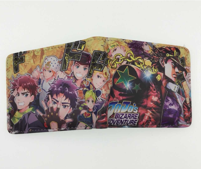 

Кошелек с персонажами JoJo's Bizarre Adventure, Разноцветный, 17764