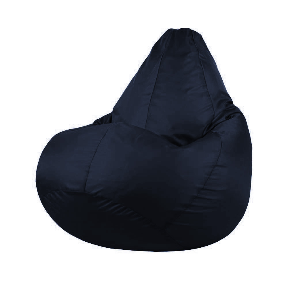 Кресло-мешок папа пуф оксфорд черный  l 100x75