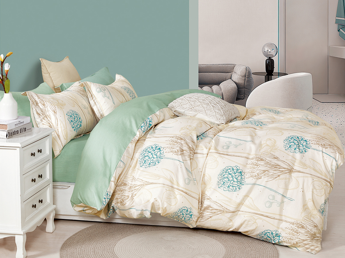 

Постельное белье Cleo Satin de Luxe сатин наволочки 50х70 1.5 спальное, Satin de Luxe