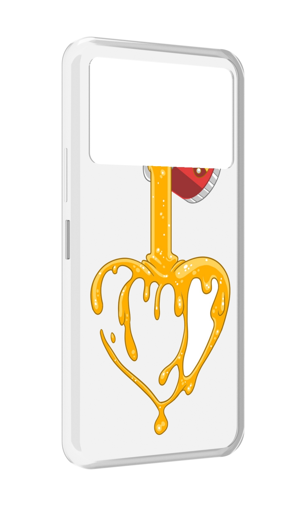 

Чехол MyPads медовое сердце для Infinix NOTE 12 VIP (X672), Прозрачный, Tocco