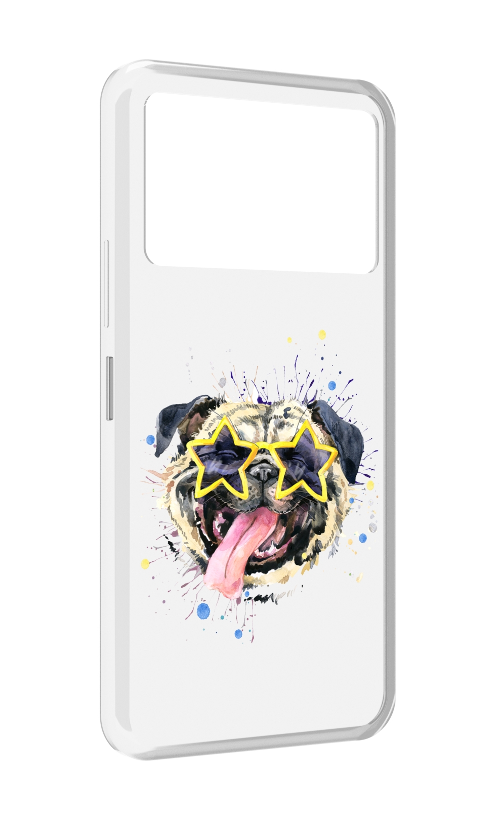 

Чехол MyPads мопс боксер для Infinix NOTE 12 VIP (X672), Прозрачный, Tocco