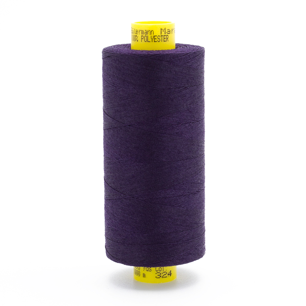 Нитки для шитья Gutermann Mara 120, 1000 м, универсальные (324 темно-фиолетовый), 10 шт