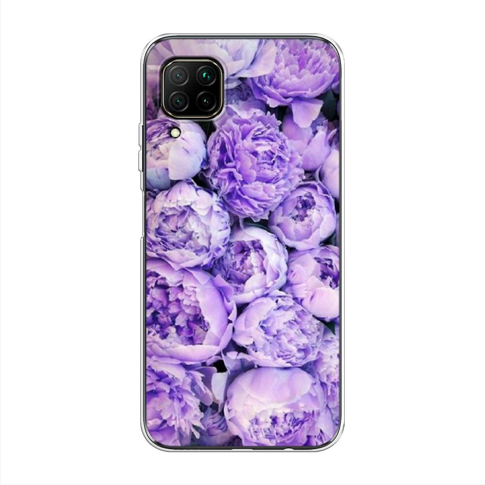 

Чехол Awog на Huawei Nova 7i "Пионы сиреневые", Разноцветный, 611850-8