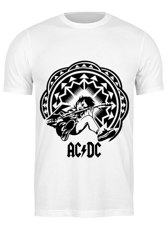 

Футболка мужская Printio Ac/dc - spasm белая XL, Ac/dc - spasm
