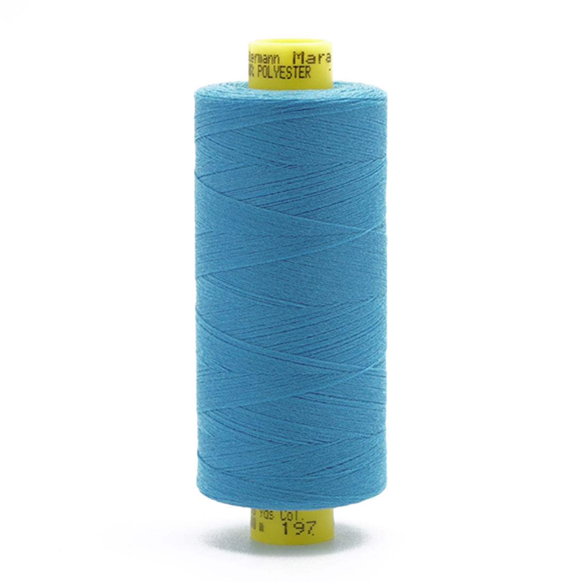 

Нитки для тонких тканей Gutermann Mara 150, 1000 м, полиэстер (197 небесно-голубой), 10 шт