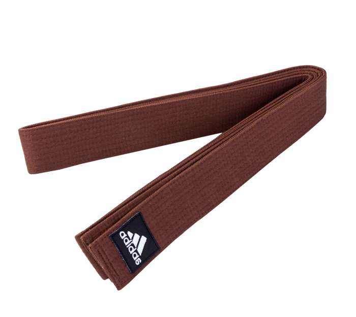 фото Пояс для единоборств elite belt коричневый (длина 260 см) adidas