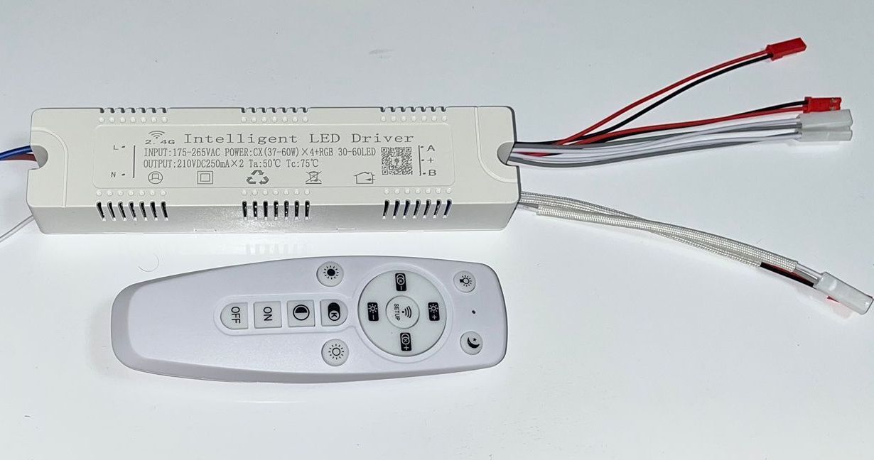 

RGB драйвер 37-60х4+RGB 30-60 LED, RGB драйвер 37-60х4