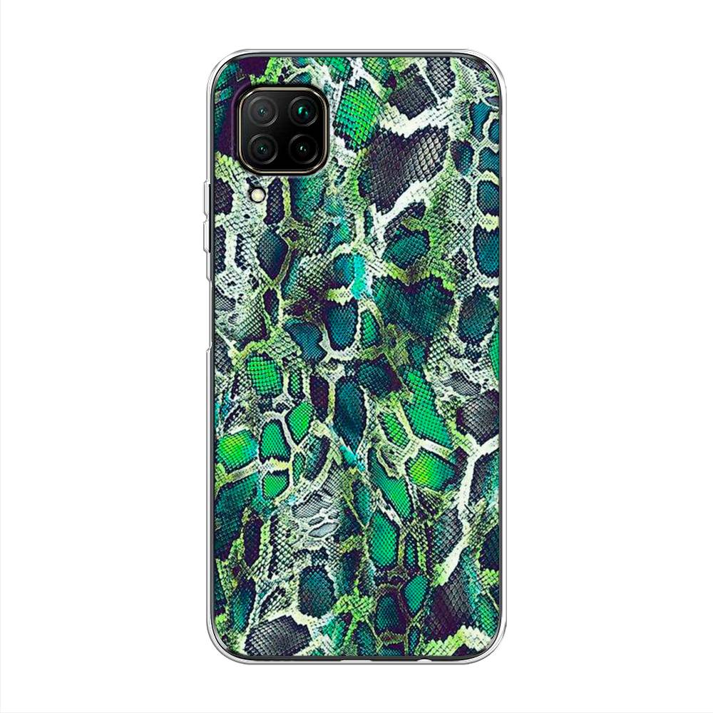 

Чехол Awog на Huawei Nova 7i "Зеленая кожа змеи", Разноцветный, 611850-3