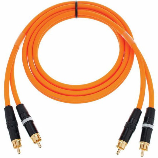 

Кабель аудио 2xRCA - 2xRCA Cordial CEON DJ RCA 0.6 O 0.6m, CEON DJ RCA 0.6 O 0.6m