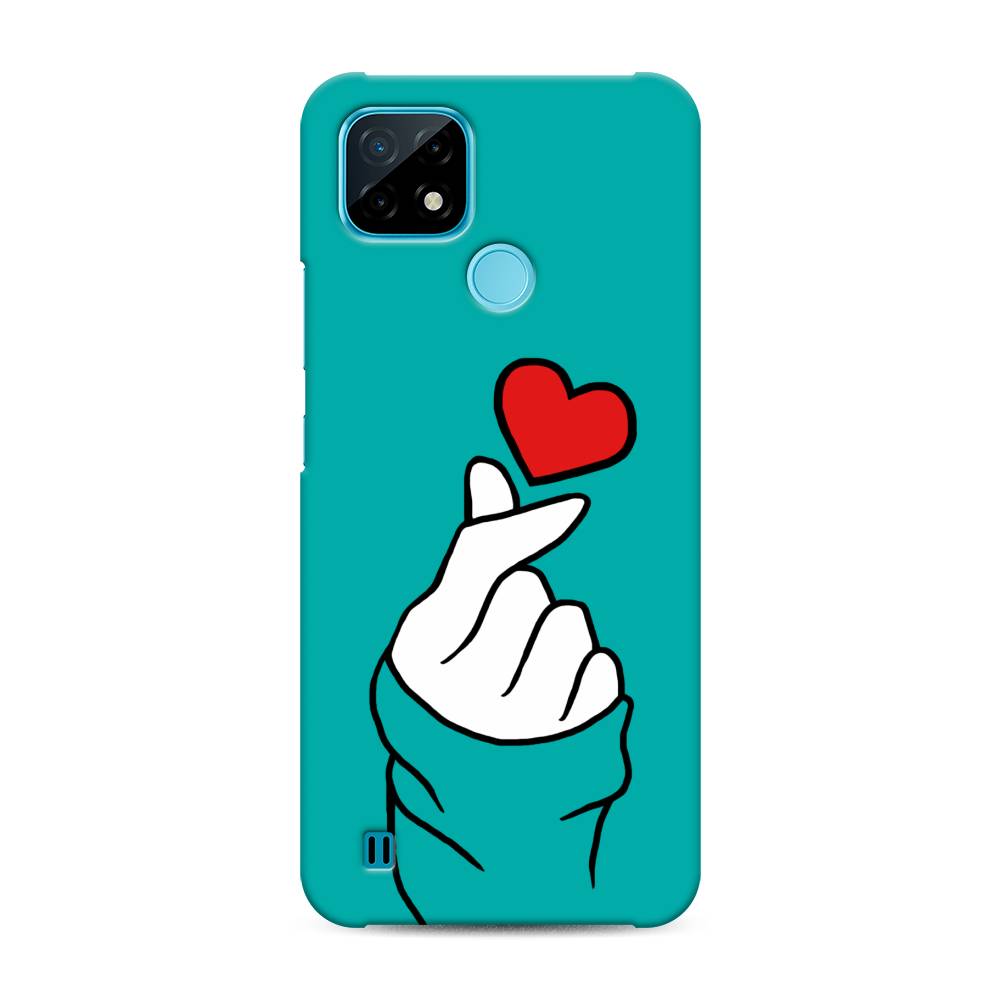 

Пластиковый чехол "Маленькое сердечко" на Realme C21, 254920-5