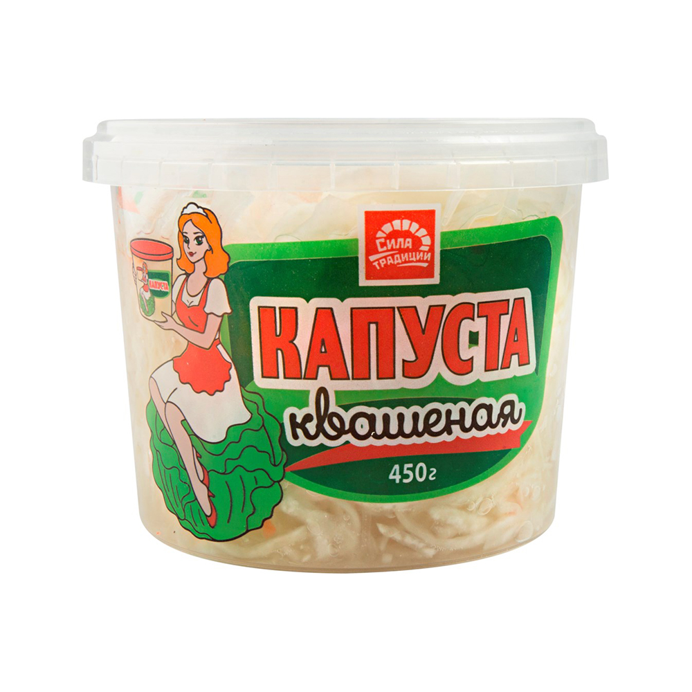 

Капуста Сила традиции квашеная с хреном 450 г