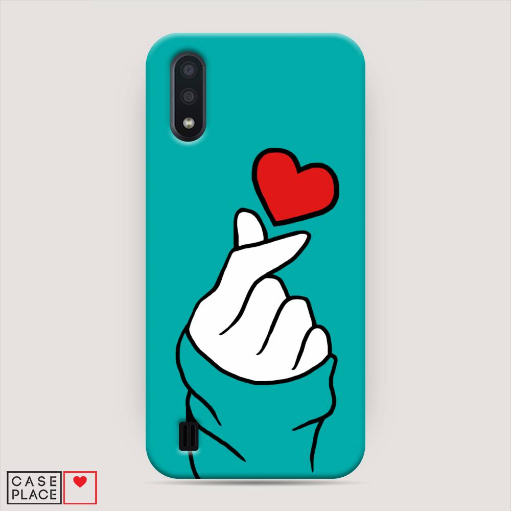 

Пластиковый чехол "Маленькое сердечко" на Samsung Galaxy A01