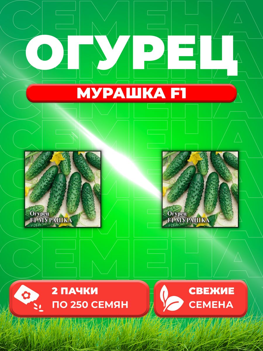 

Семена огурец Мурашка F1 Гавриш 10005431-2 2 уп.
