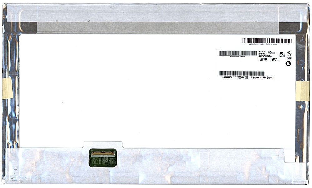 

Матрица OEM для ноутбука B156HTN01.1 (10017342V), совместимая с p/n: B156HTN01.1