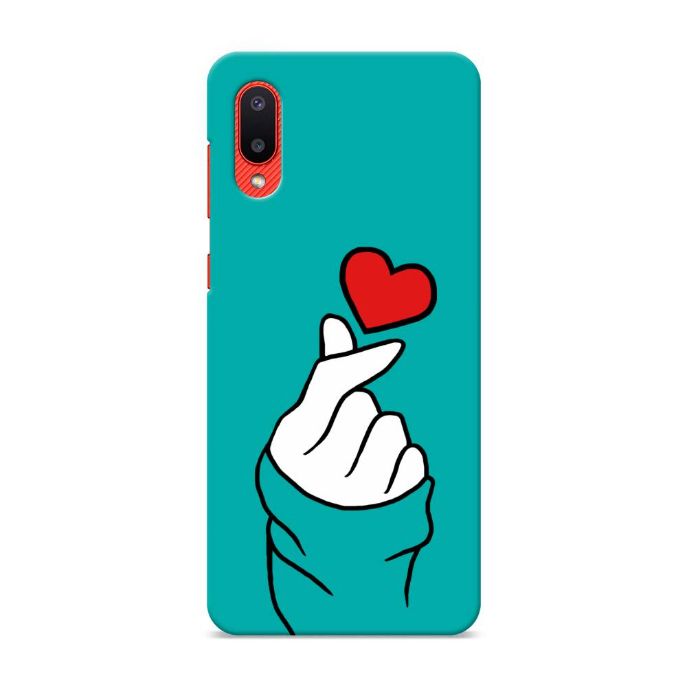 

Пластиковый чехол "Маленькое сердечко" на Samsung Galaxy A02, 2102520-5