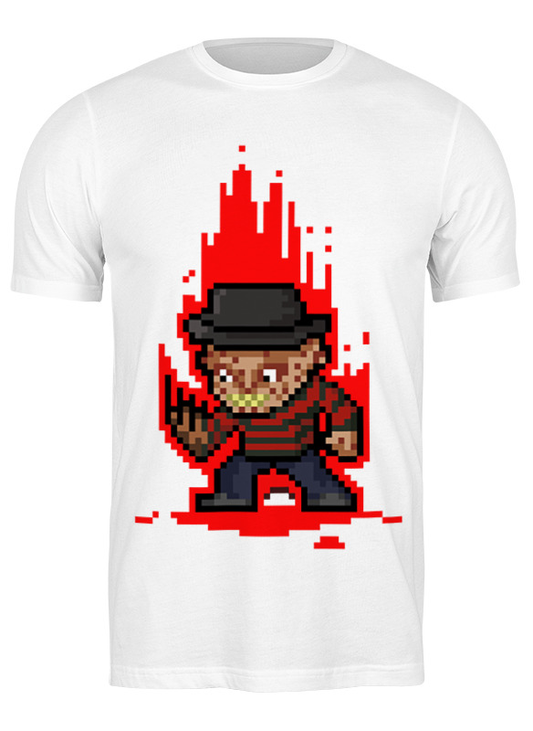 

Футболка мужская Printio Freddy krueger (8-bit) белая L, Белый, Freddy krueger (8-bit)