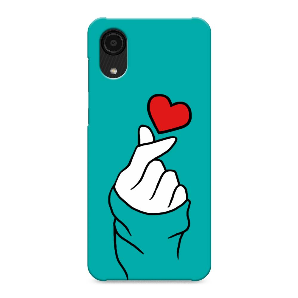 

Пластиковый чехол "Маленькое сердечко" на Samsung Galaxy A03 Core, 2104720-5