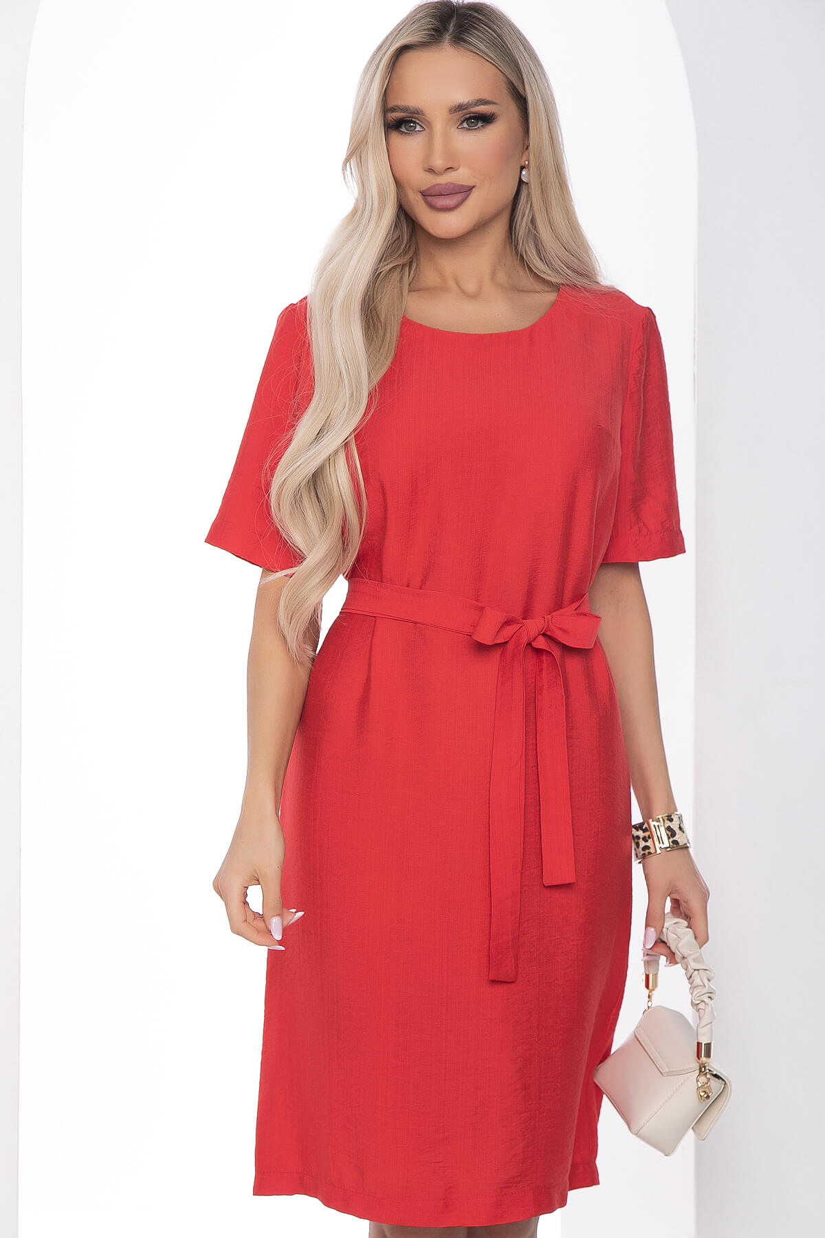 

Платье женское LT Collection Яркое лето красное 52 RU, Красный, Яркое лето