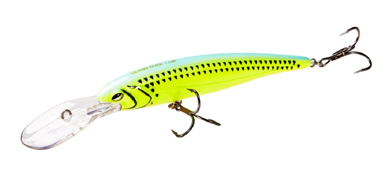 

Воблер Lucky John Original Demon Diver F 21 г, 120 мм, 012, 1 шт., Зеленый, Original Demon Diver F