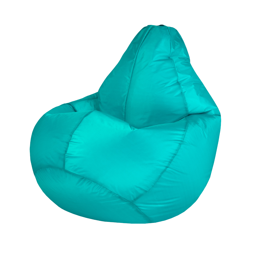Кресло-мешок папа пуф оксфорд бирюзовый l 100x75
