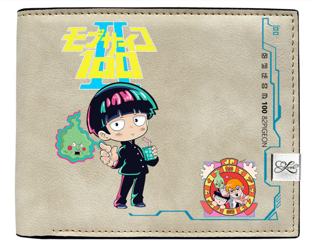 

Бежевый кошелек Моб Психо 100 (Mob Psycho 100), 18408