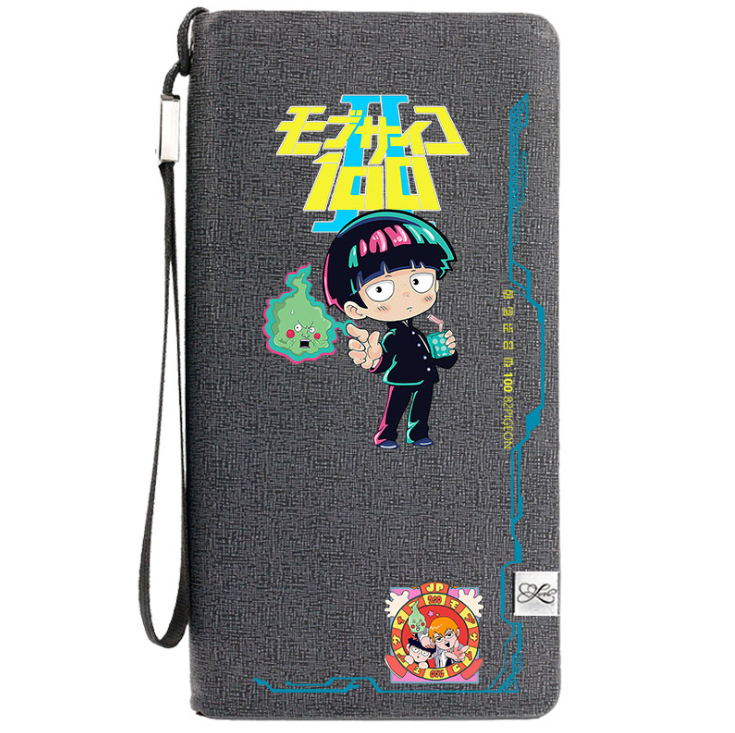 

Серый кошелек Моб Психо 100 (Mob Psycho 100), 18410