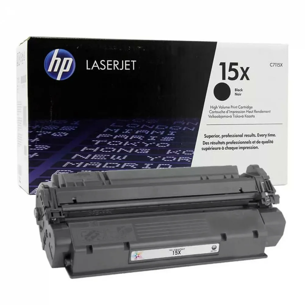 

Картридж HP 15X C7115X Black, Черный